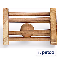 EveryYay Wood Wheel with Ball for Small Animals