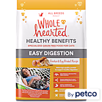 WholeHearted Healthy Digestion Chicken and Egg Product Recipe Dry Cat Food