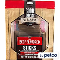 Good Lovin' Rawhide Free Small Beef Stick for Dogs