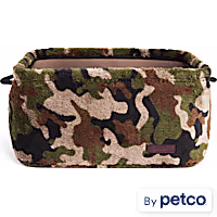 Reddy Faux Shearling Toy Bin for Dogs