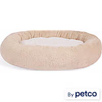 EveryYay Essentials Plush Bolster Round Dog Bed