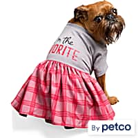 YOULY I'm the Favorite Plaid Pet Dress