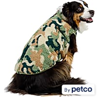 Reddy Camo Sherpa Reversible Pet Vest