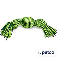 Merry Makings Green Candy Knotted Rope Dog Toy