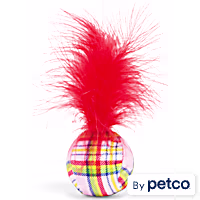 Merry Makings Pink Holiday Cat Toy Ball