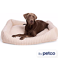 EveryYay Luxe Faux Fur Cuddler Pet Bed