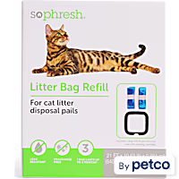 So Phresh Cat Litter Disposal Pail Litter Bag Refill