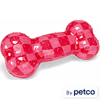 YOULY Valentine's Day Rubber Bone Dog Toy