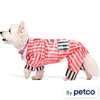 YOULY Pink Striped Pet Pajama Set