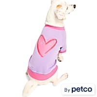 YOULY Pink Heart Pet Crewneck