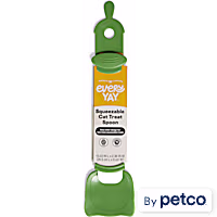 EveryYay Green Squeezable Cat Treat Dispenser Spoon