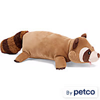 Leaps & Bounds Brown Raccoon Plush Dog Toy