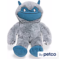 Leaps & Bounds Grey Knotty Monster 2-in-1 Plush Rope Dog Toy