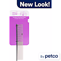 Well & Good Precision Grooming Metal Comb for Dogs