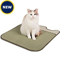 Taykoo Pet Cat Litter Box Pads Nest Cage Double Layer Anti Splash Cat Litter Mat Bedding Doormat, Gray