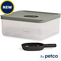 Collapsible Dog Food Storage Container 30 lb with Transparent Lid – Somkaco