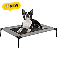 Solar Tec Gray Elevated Dog Bed