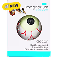 Petco Halloween Glowing Eyeball Bubbling Aquarium Decor