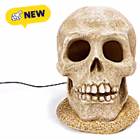 Petco Halloween LED Light-Up Skull Aquarium Decor