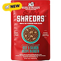 Stella & Chewy's Stella's Shredrs Beef & Salmon Recipe in Broth Topper for Dogs