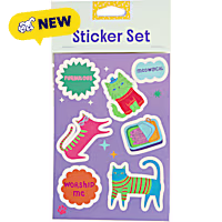 Oodles Cat Sticker Sheet Set