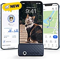 Tractive Smart Cat GPS Tracker with 6 Month Subscription Real-Time Location & Wellness Monitoring for Cats