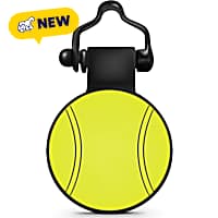 SiliDog Silent Personalized Tennis Pet ID Tag for Dogs