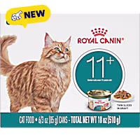 Royal Canin Aging 11+ Thin Slices in Gravy Supports Optimal Health & Vitality Senior Wet Cat Food