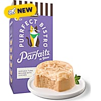 Merrick Purrfect Bistro Petite Parfaits Skipjack Tuna Mousse with Chicken in Glaze Gravy Wet Cat Treats