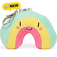 Petco St. Patrick's Day Rainbow Plush Keychain