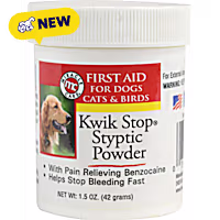 Miracle Care Kwik Stop Styptic Powder for Dogs, Cats and Birds