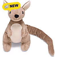 Petco Kangaroo Long Tail Plush Dog Toy