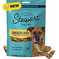 Stewart Chicken Liver Single Ingredient Freeze-Dried Dog Treats