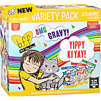 B.F.F. OMG Gravy Yippy Ki Yay! Variety Pack Wet Cat Food