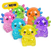 Petco Axolotl Glitter Squish Toy