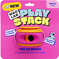 WAGLAB The Spinner Pink/Orange Dog Toy