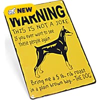 Petco Warning from Dog Novelty Metal Decorative Wall Sign