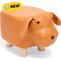 Petco Dog Figural Wooden Base Foot Stool