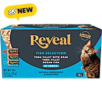 Reveal Natural Fish Selection in Broth Wet Cat Food