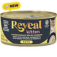 Reveal Chicken Breast Recipe in Broth Pate Cat Food