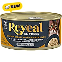 Reveal Entrees Chicken Breast with Chicken Liver in Broth Cat Food