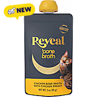 Reveal Natural Chicken Bone Broth with Chicken Breast Cat Food