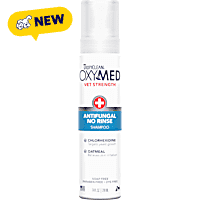 TropiClean OxyMed Antifungal No Rinse Dog Shampoo