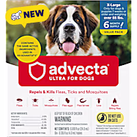 Advecta Ultra Flea & Tick Topical for X-Large Dogs
