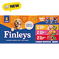 Finley's Beef, Chicken & Salmon Variety Pack Wet Dog Food