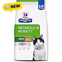Hill's Prescription Diet Metabolic Weight + j/d Chicken Flavor Dry Cat Food