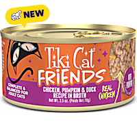 Tiki Cat Friends Chicken, Pumpkin & Duck Cat Food