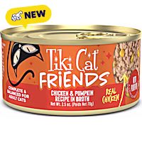 Tiki Cat Friends Chicken & Pumpkin Cat Food