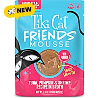 Tiki Cat Friends Mousse Tuna, Pumpkin & Shrimp Cat Food