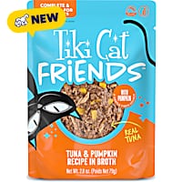 Tiki Cat Friends Tuna & Pumpkin Wet Cat Food Pouch